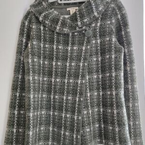 Christian Siriano Olive Knit Top